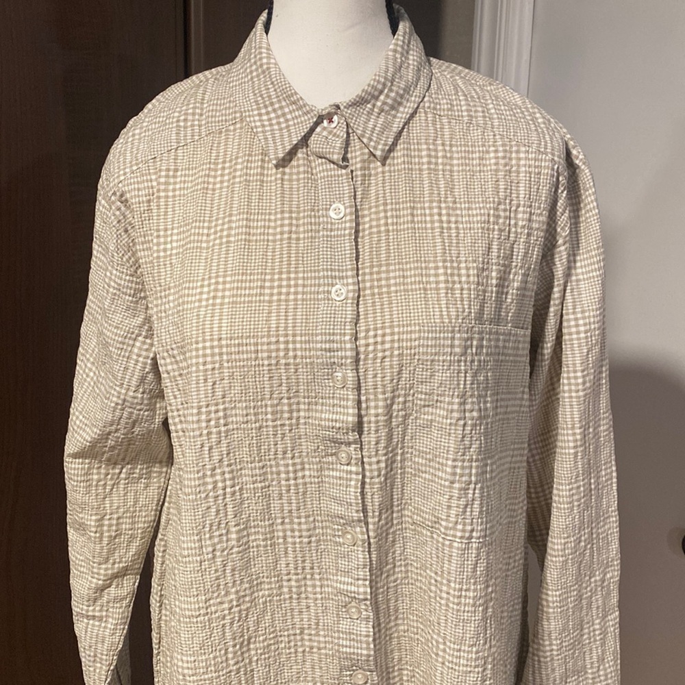 Maeve by Anthropology Button Down Tunic Shirt - Picture 5 of 14